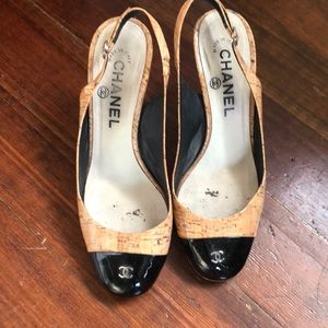Authentic Chanel slingbacks